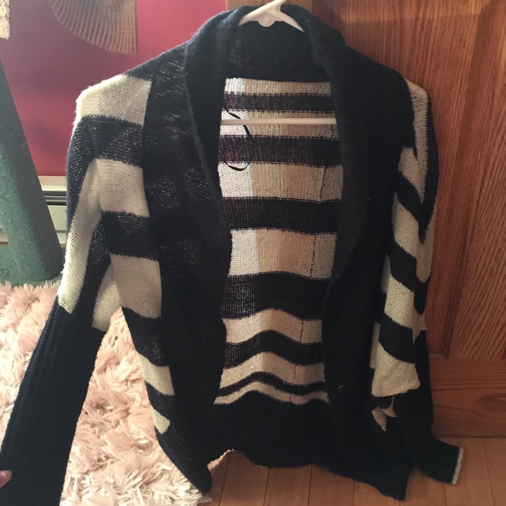 Striped cardigan